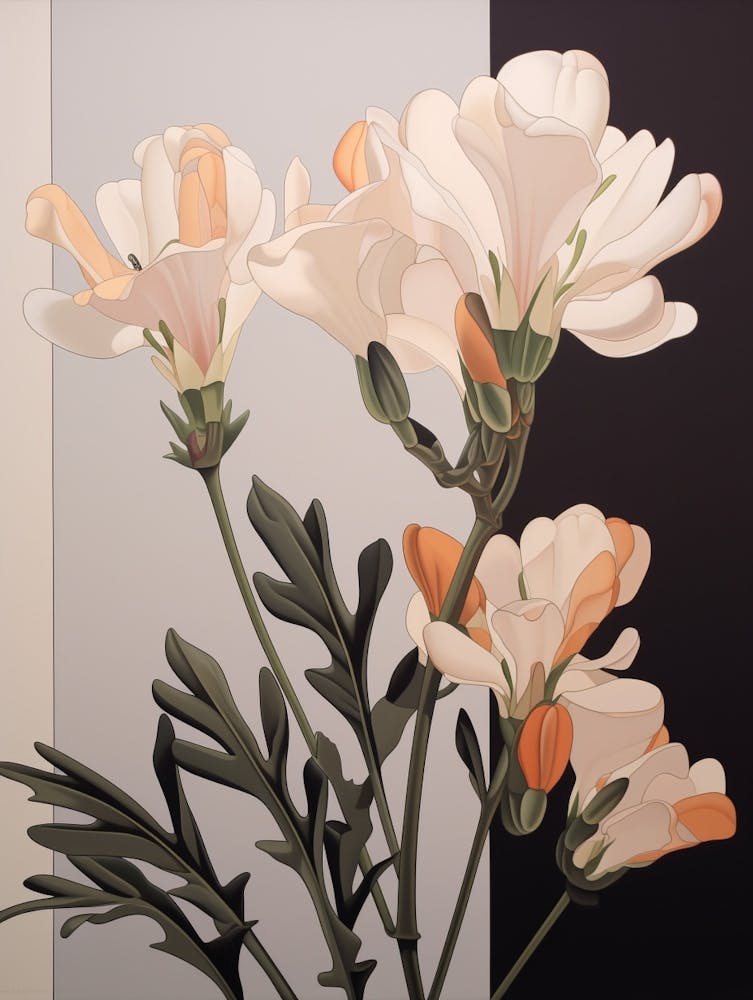 Flower Illustration Freesia 2