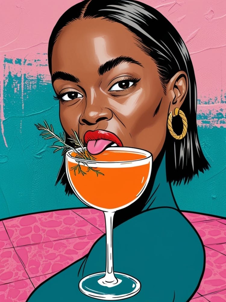 Fille au Cocktail 1