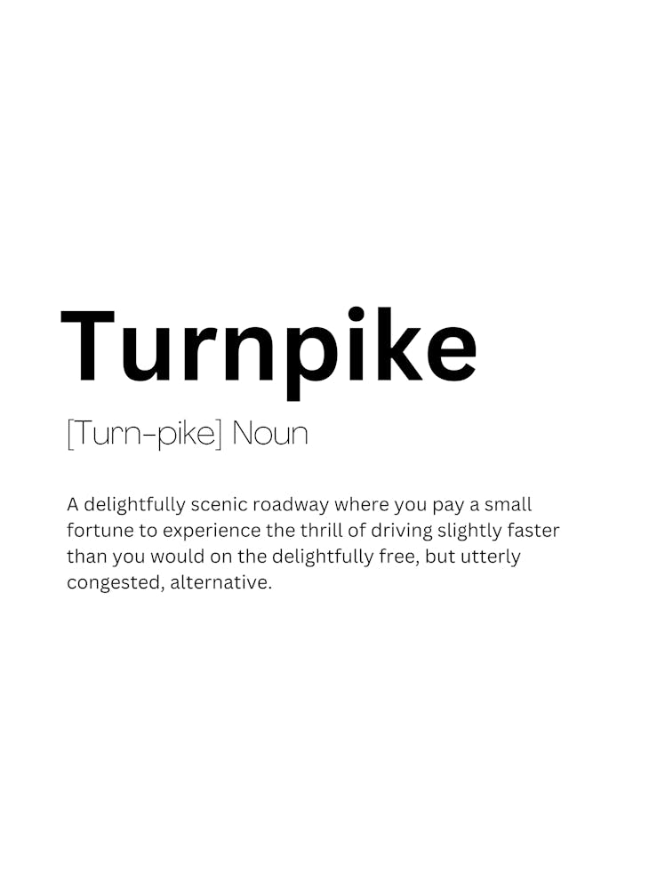 Turnpike Definition Meaning