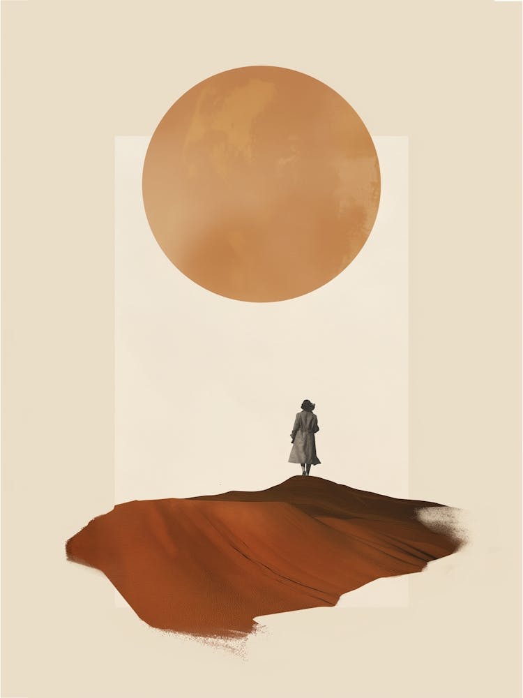 Woman In The Desert