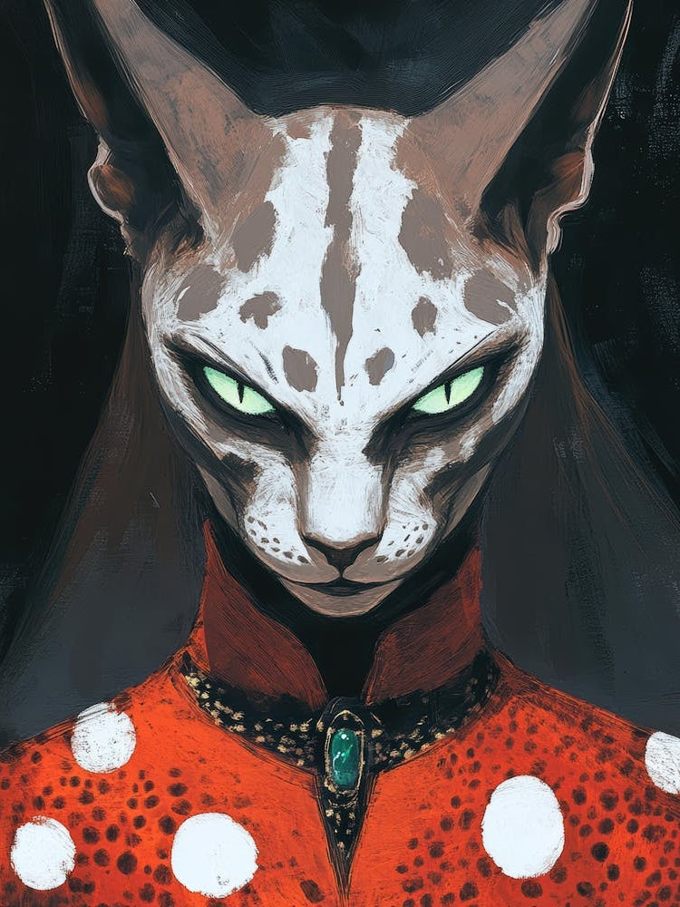 Cat With Green Eyes 5