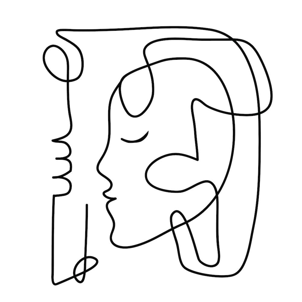 One Line Portrait 3