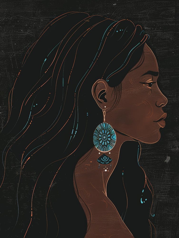 Woman With Earrings 1