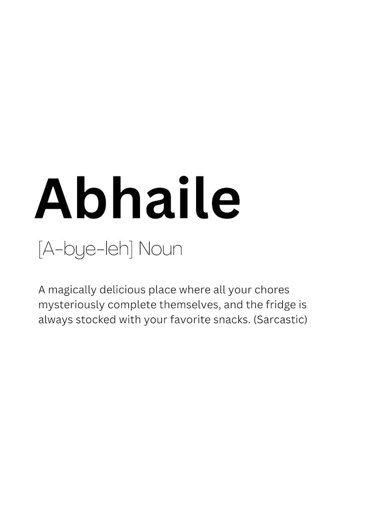 Abhaile Definition Meaning