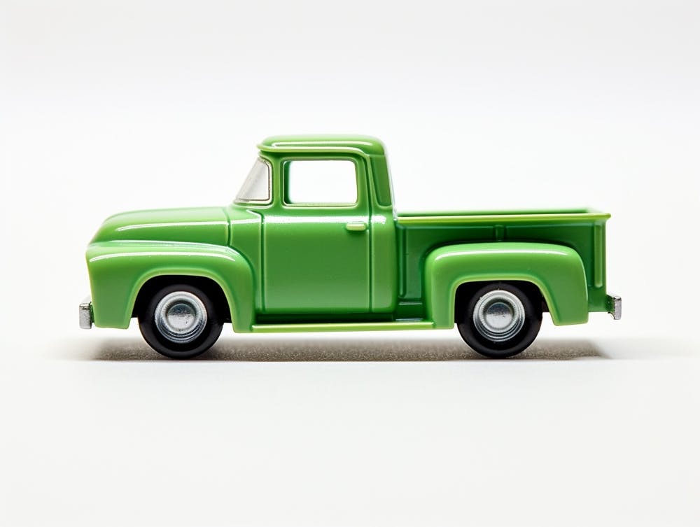 Toy Car 56 Ford Truck Green