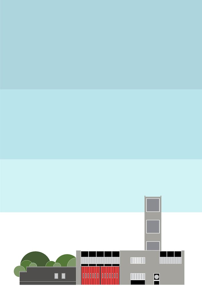 Modernist Fire Station