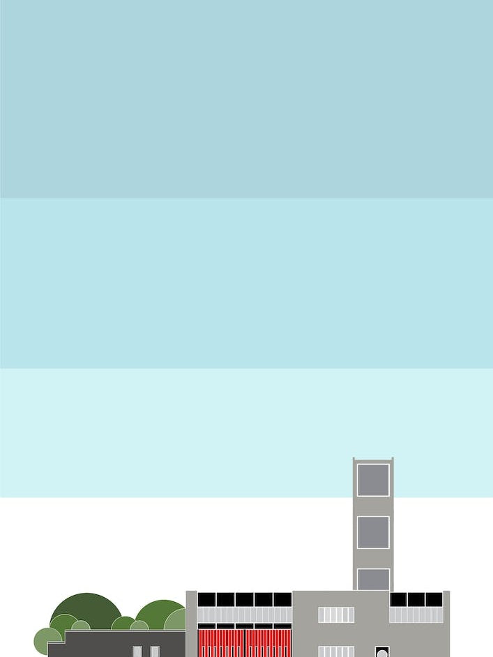 Modernist Fire Station