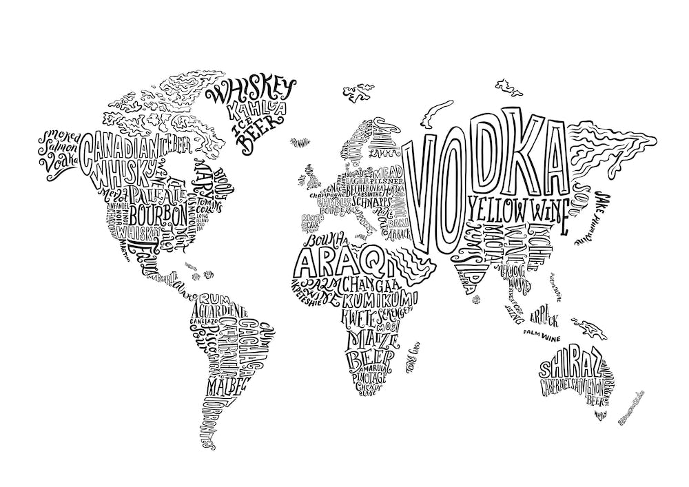 World Booze Map