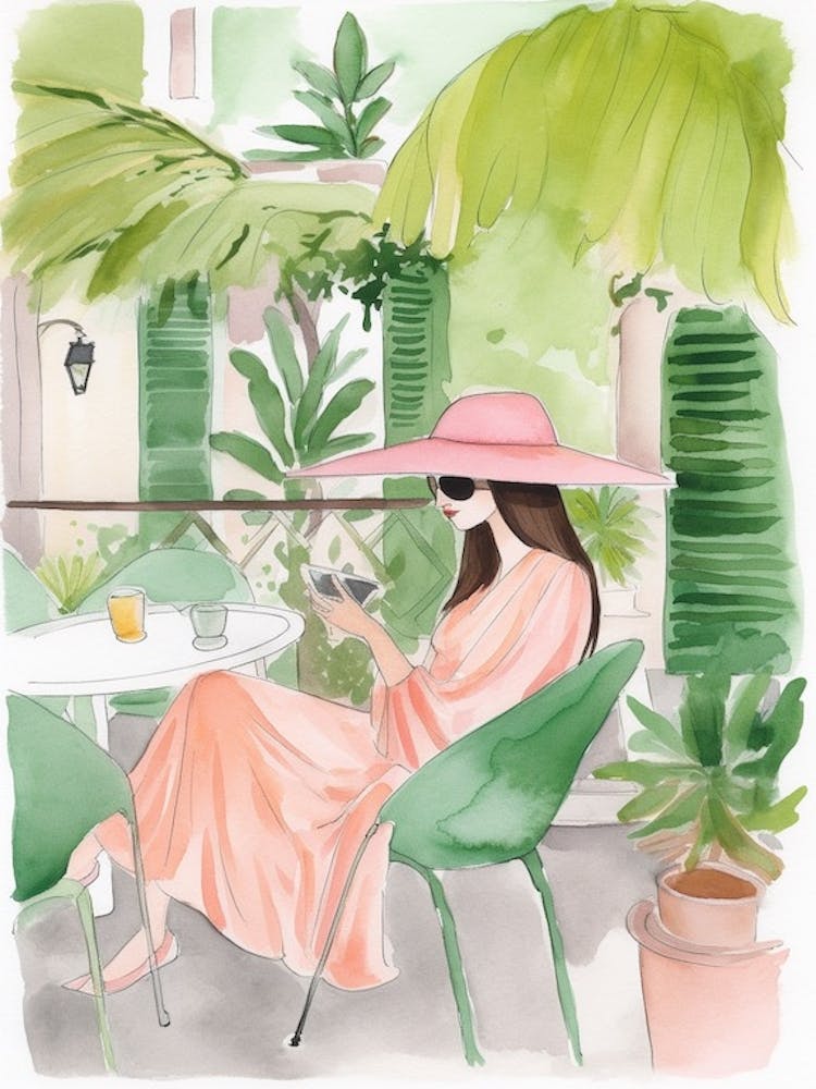 At A Cafe In Vernazza