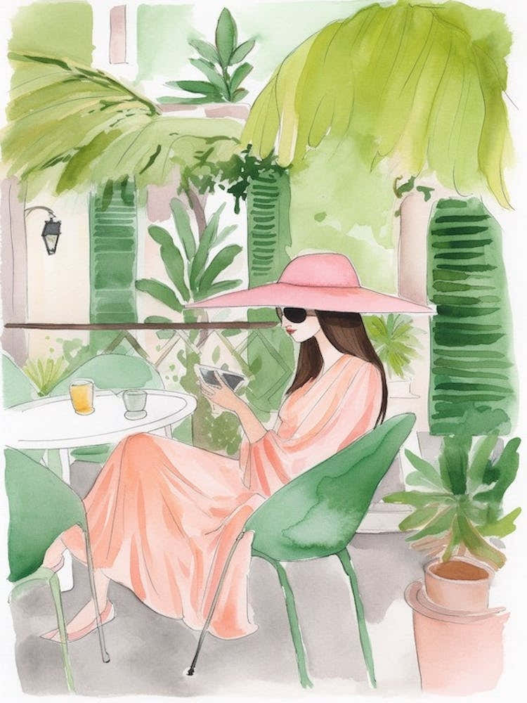 At A Cafe In Vernazza