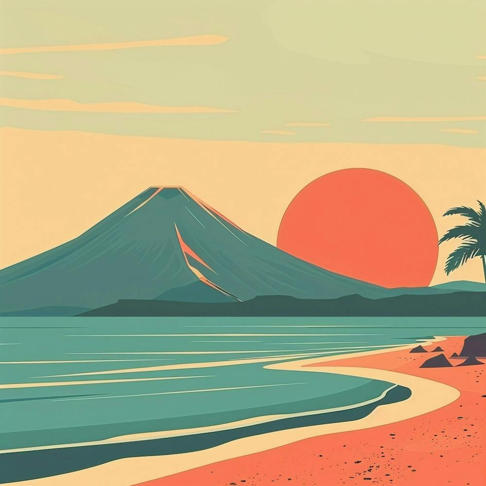 Sunset At The Beach 1