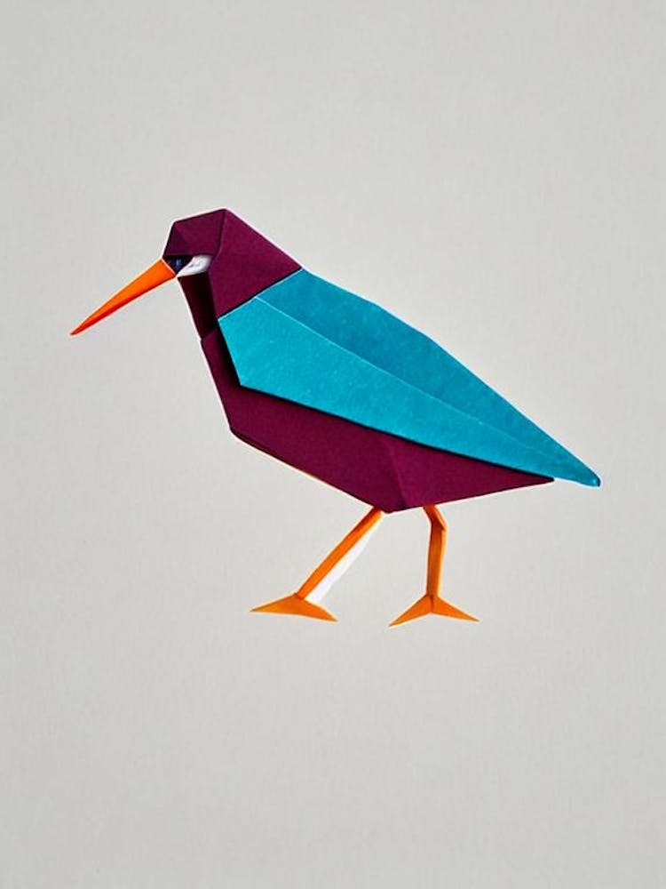 Dunlin Origami Bird