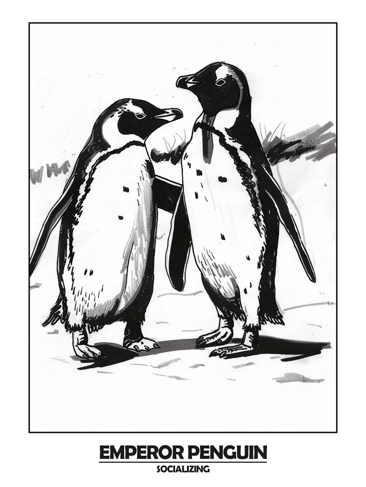 Pinguin-Sozialisierungs-Poster 2