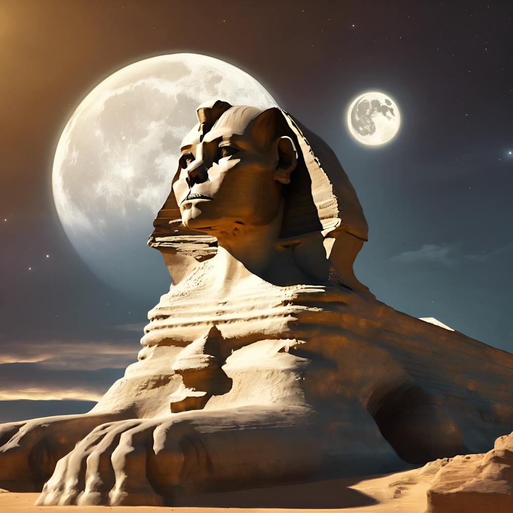 Sphinx In The Desert