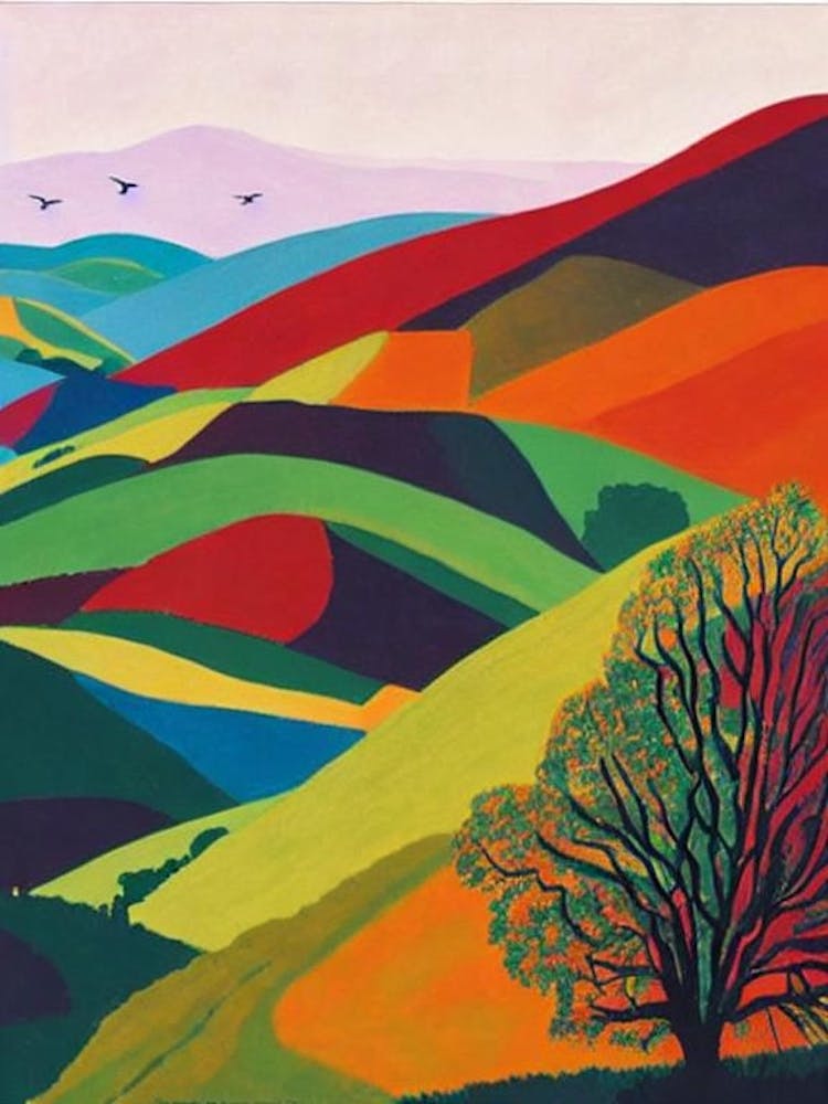 Lake District National Park 1 United Kingdom Abstract Colourful