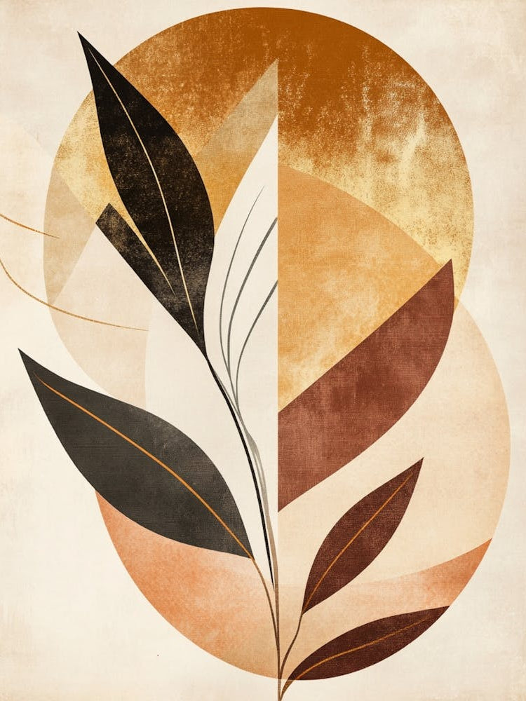 Abstract Leaves Canvas Print 13