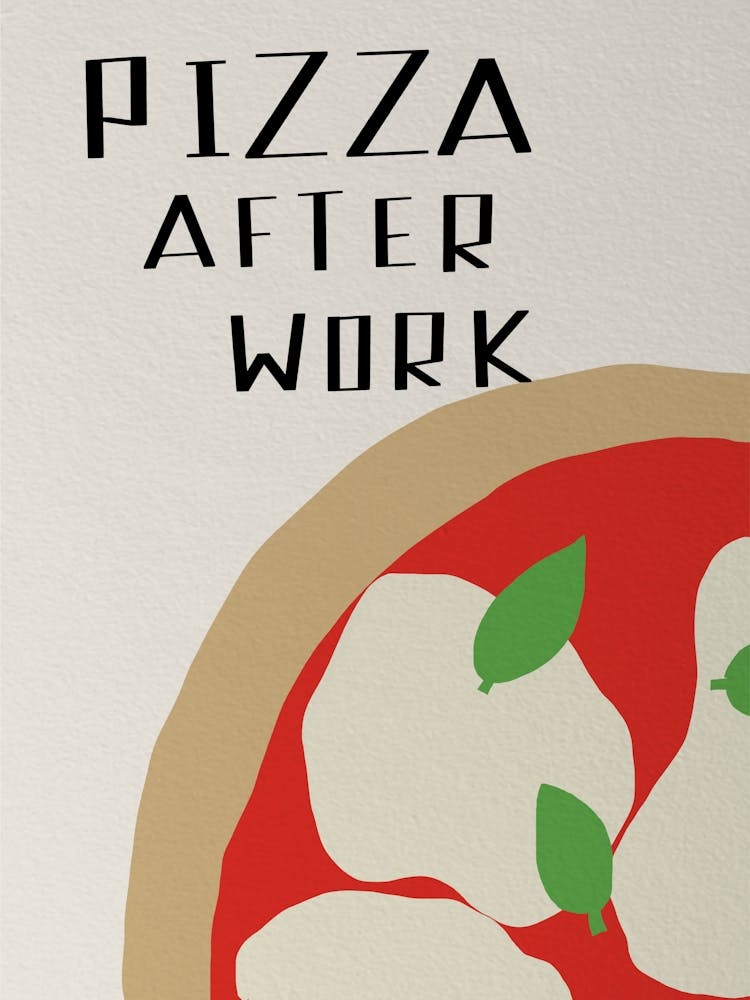 Pizza After Work Colourful Kitchen