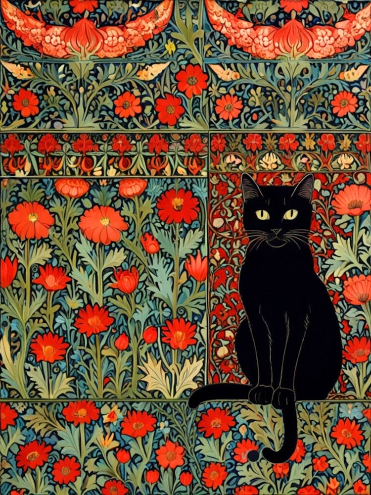 William Morris Black Cat 5