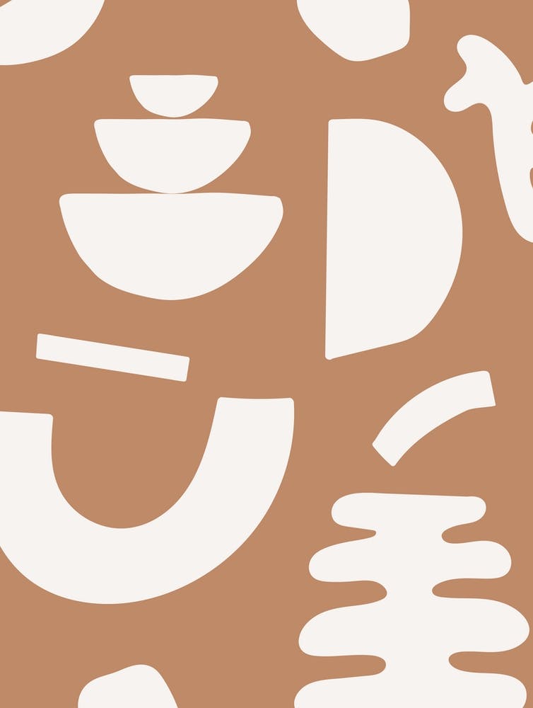 Abstract Shapes - Terracotta