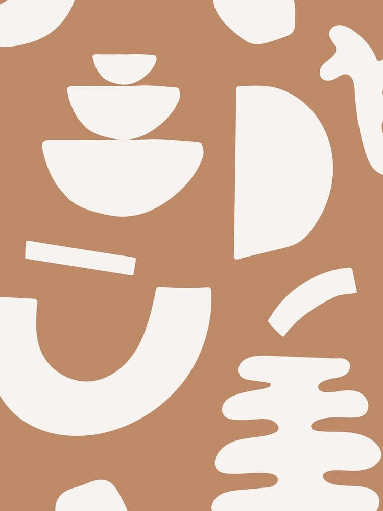 Abstract Shapes - Terracotta