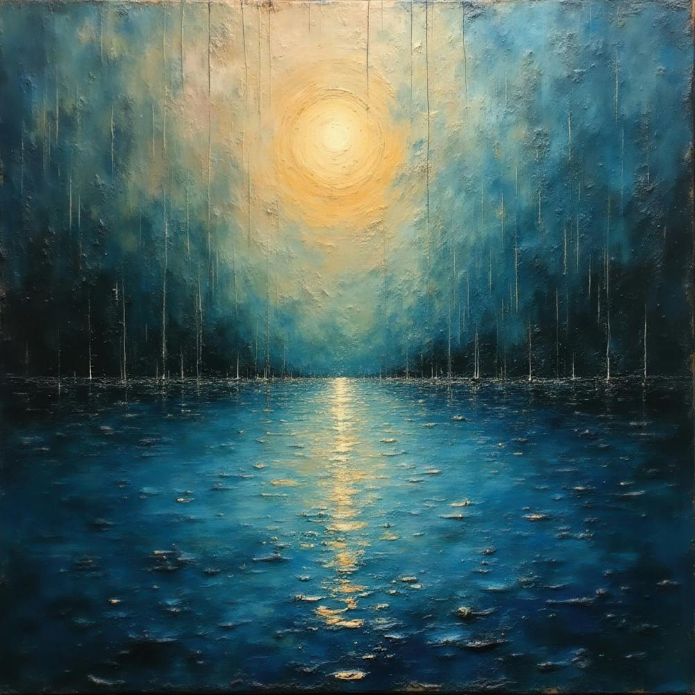 Moonlight Over The Water 1