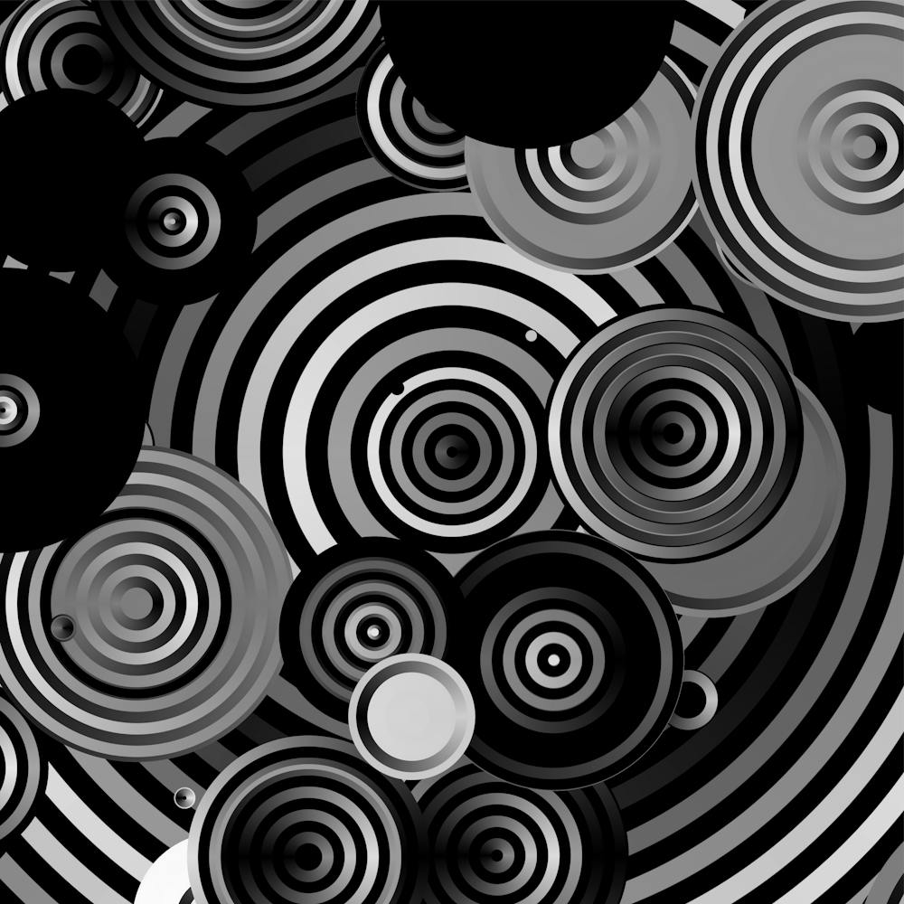 Black And White Circles