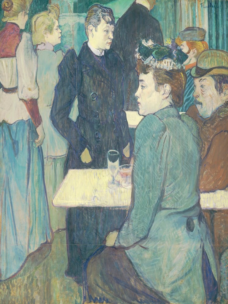 A Corner Of The Moulin De La Galette (1892), Henri de Toulouse-Lautrec