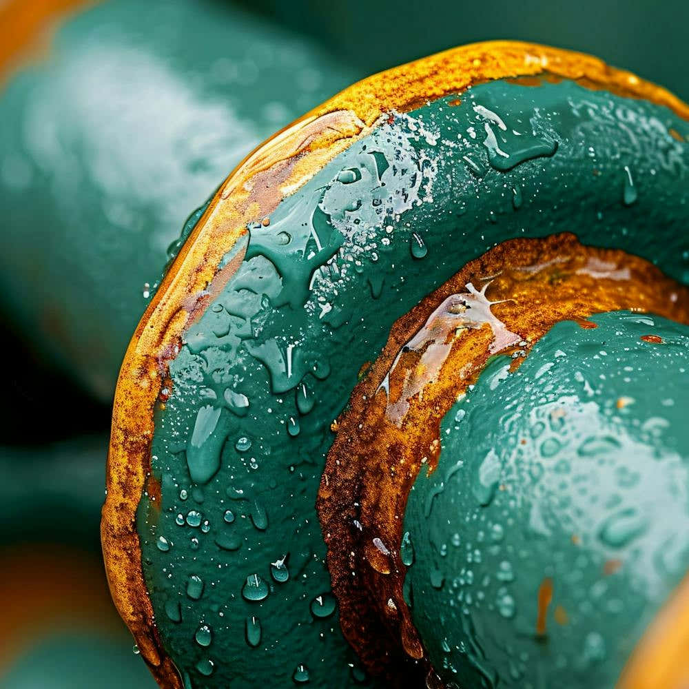 Close Up Of Rusty Pipe