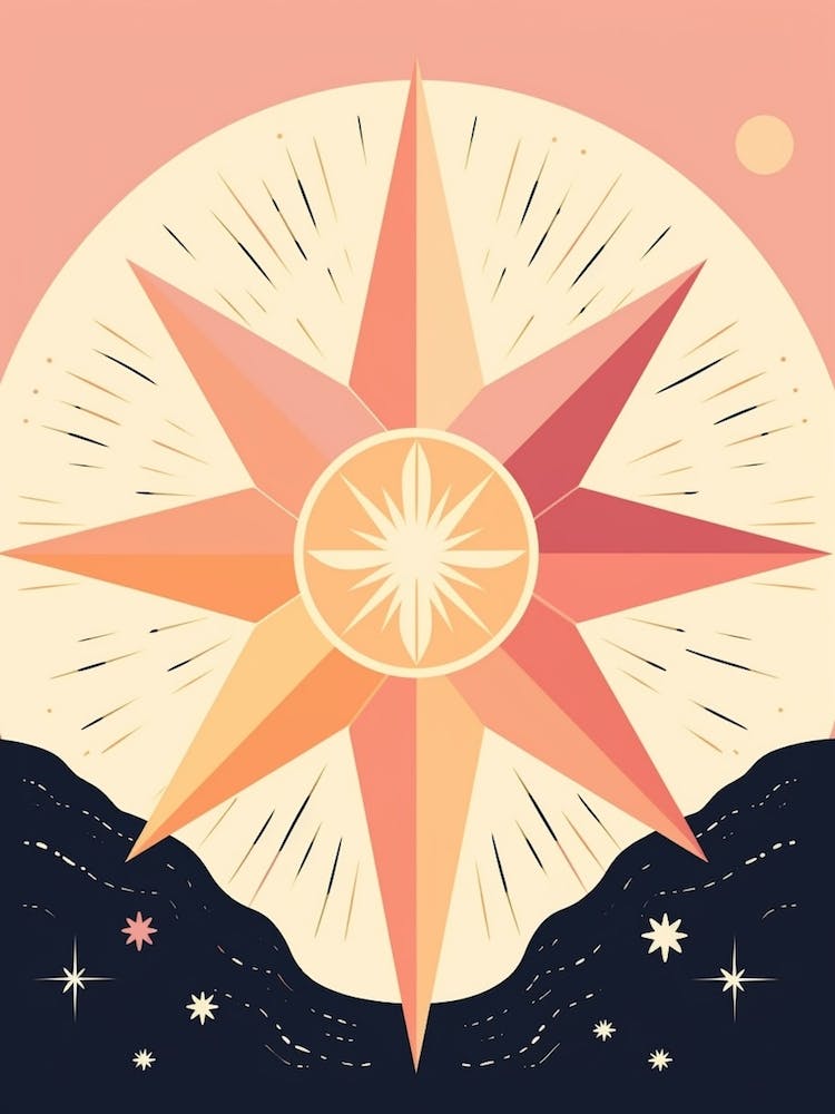 Cute Pastel Star Digital Illustration   2