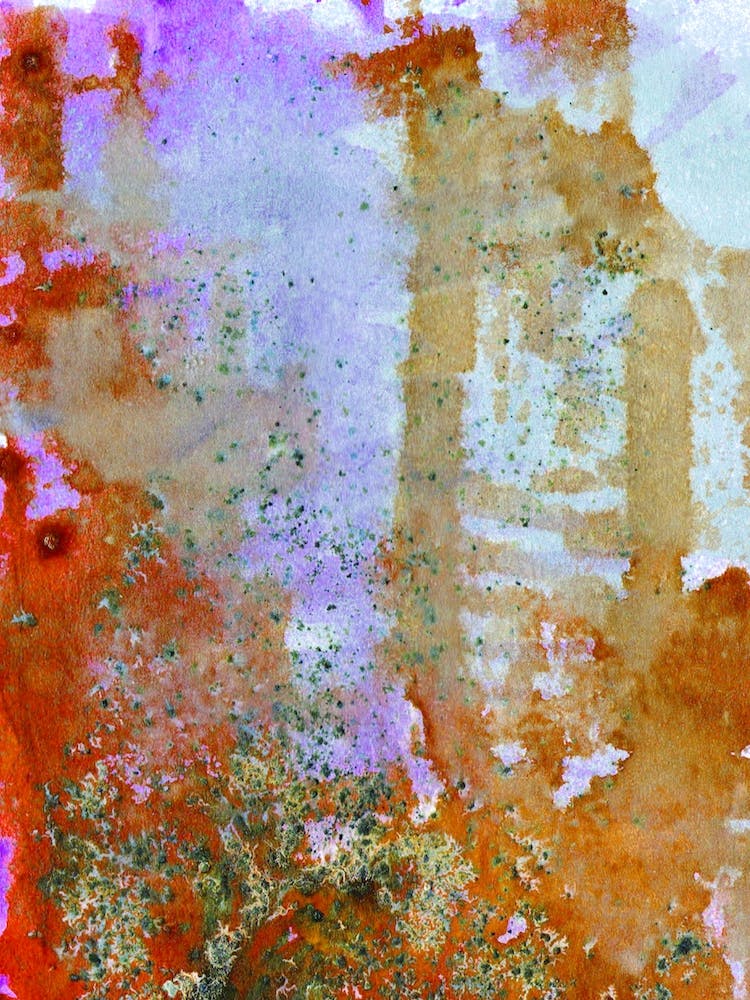 Abstract Copper And Lilac