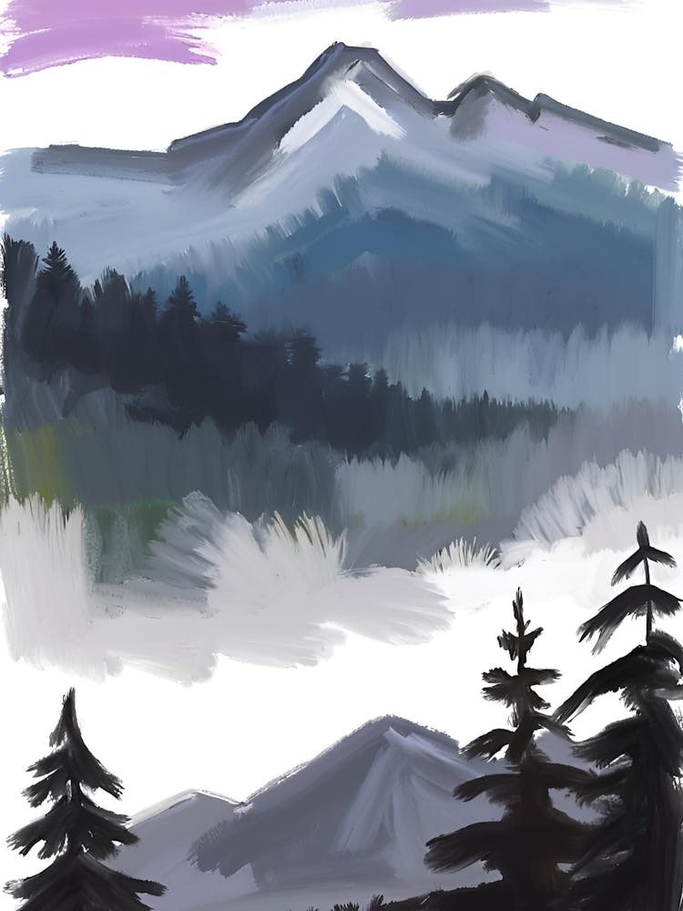Mountain Painting