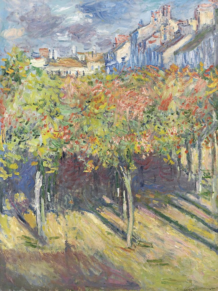 Le Cours Du 14 Juillet Vu De La Maison, Claude Monet