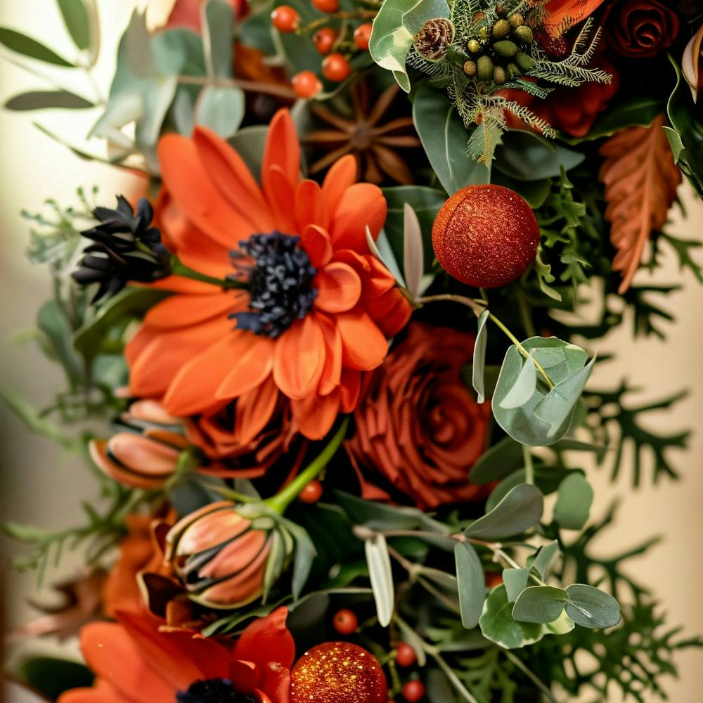 Autumn Floral Wreath