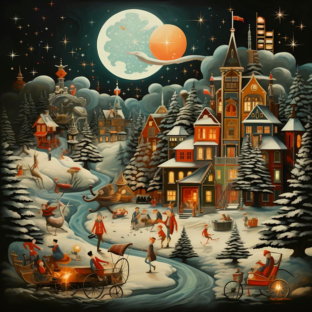 Aurora of Festive Flourishes