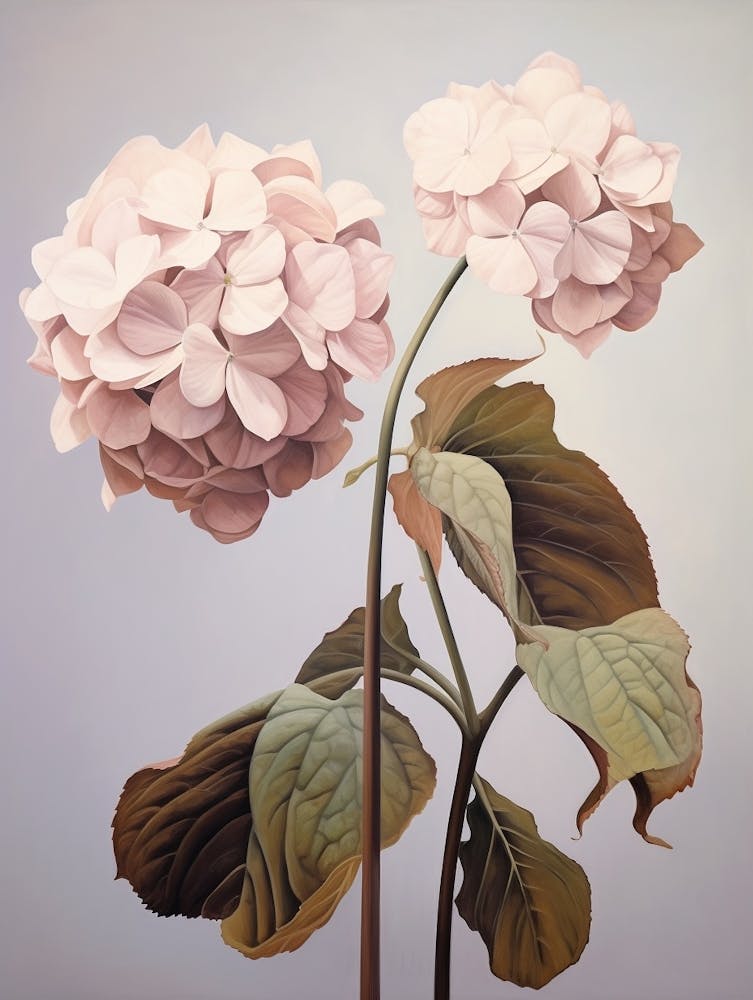 Floral Illustration Hydrangea 1