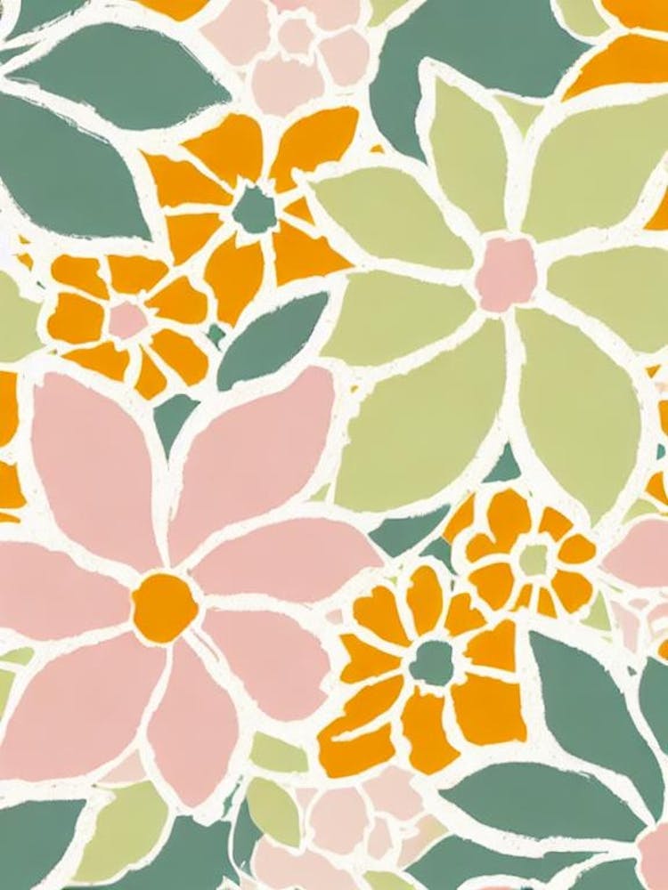 Jasmine Pastel Floral 2 Flower