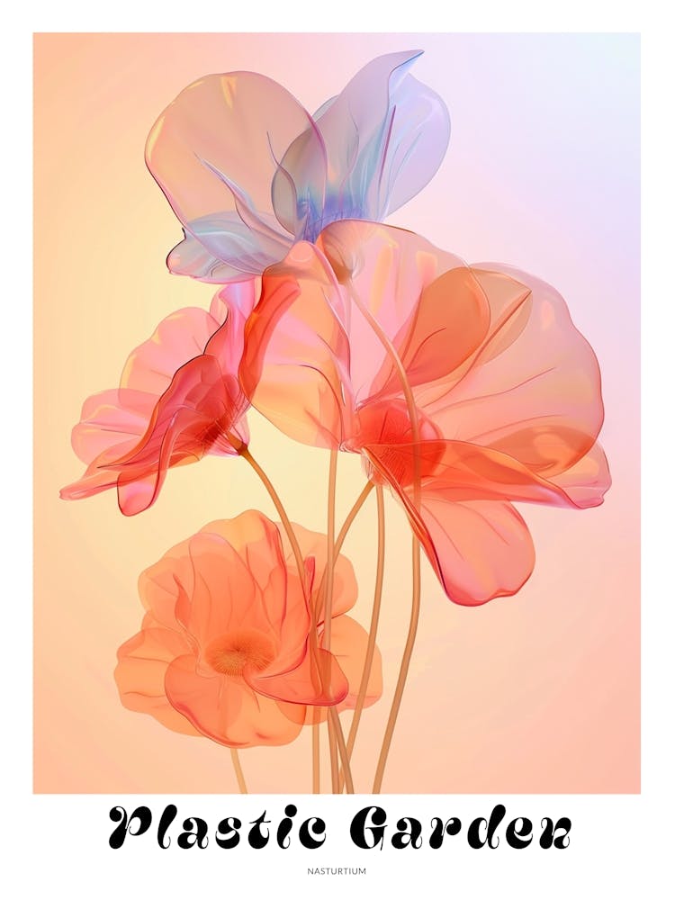 Dreamy Inflatable Flowers Poster Nasturtium 3