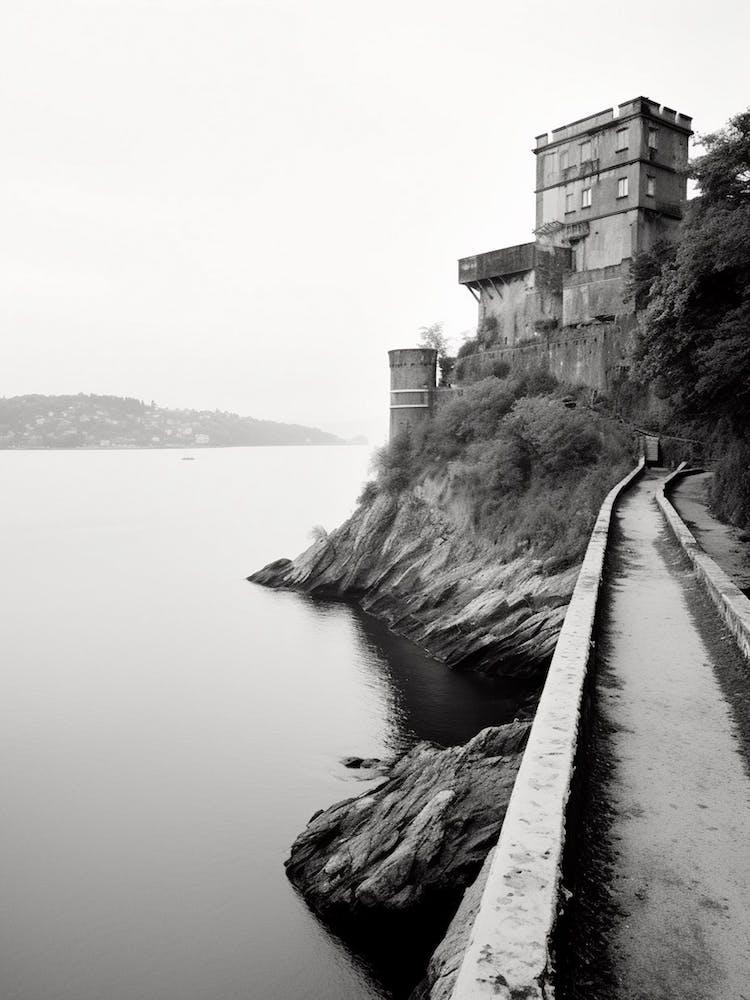 Lerici, Italy, Black And White Photography 1