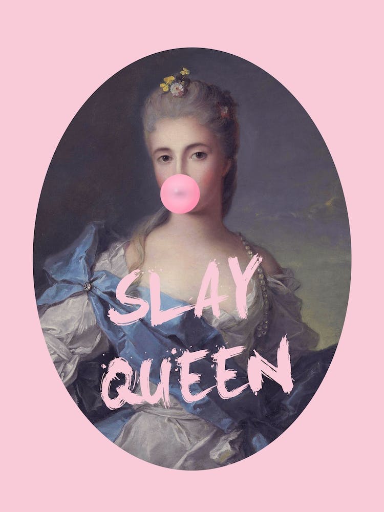 Slay Queen Oval
