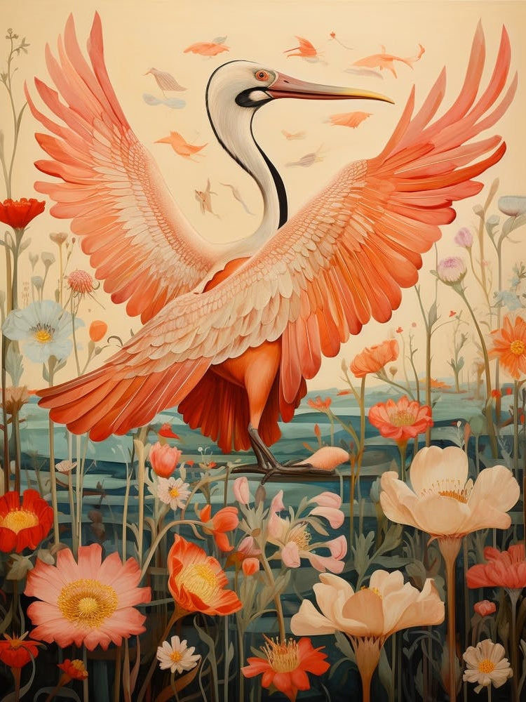 Pelican 2 Detailed Bird Painting