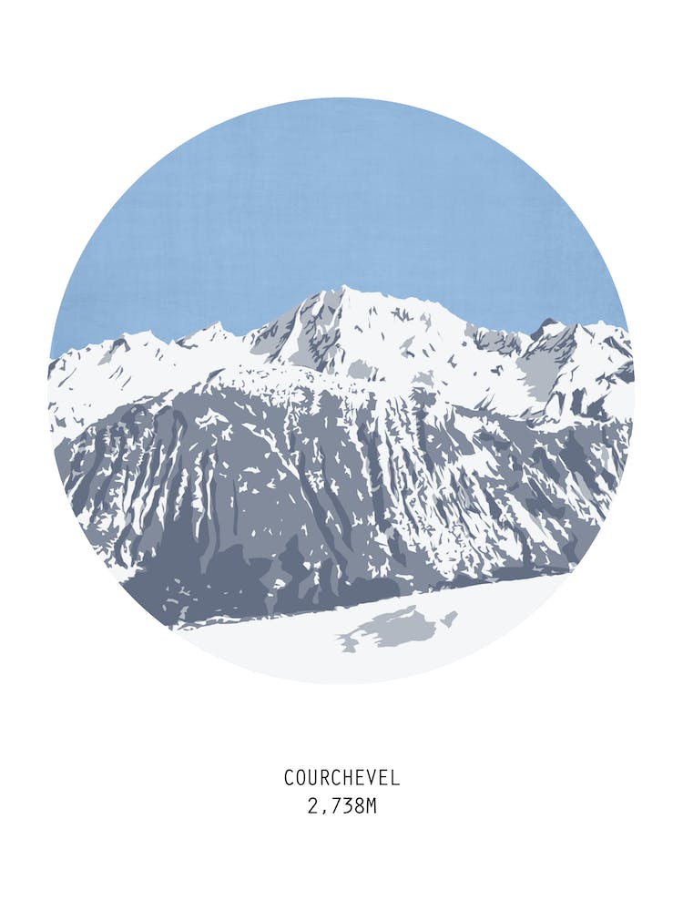 Courchevel France Mountain