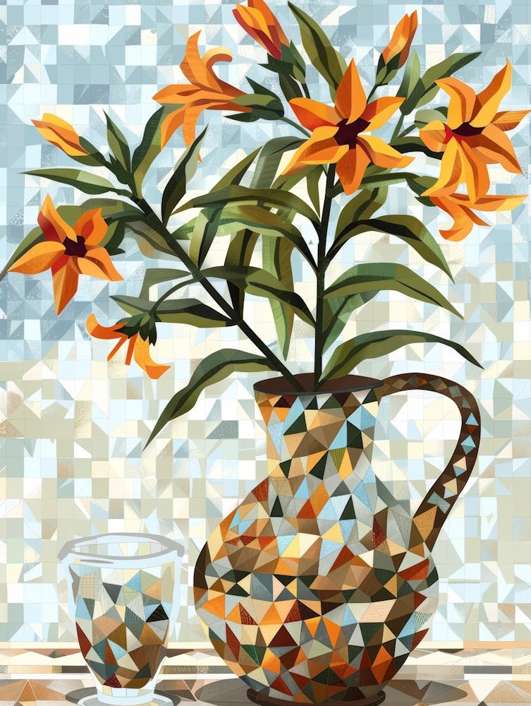 Lilies In A Vase