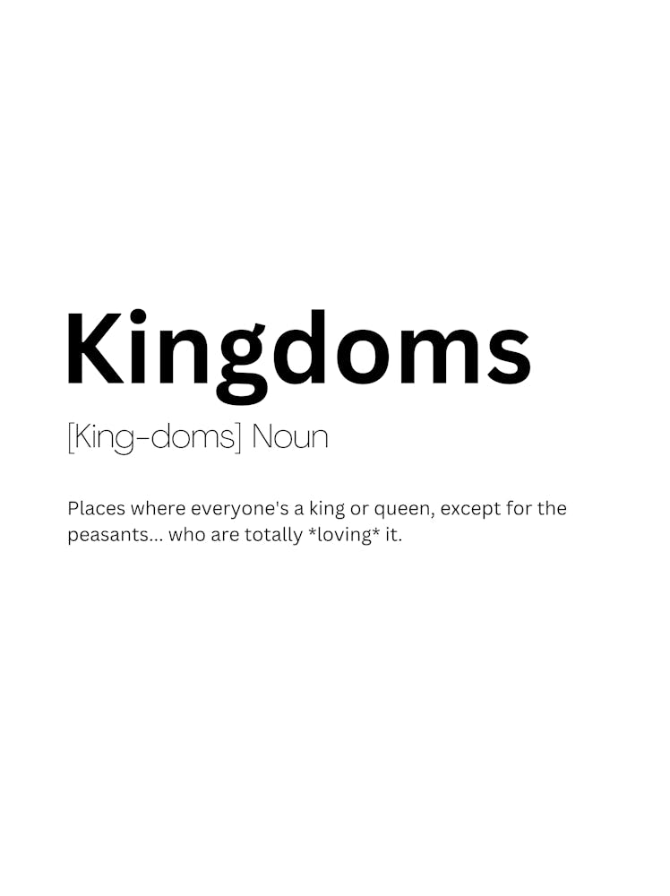 Kingdoms Definition Meaning