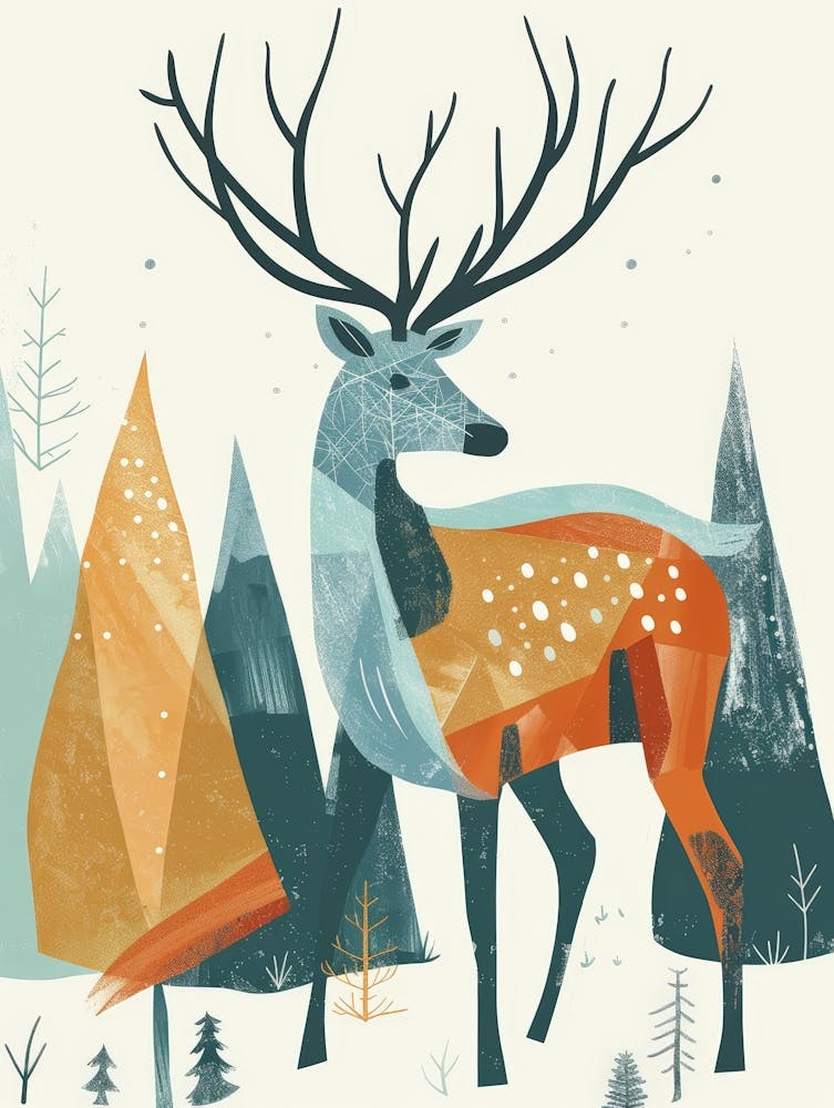 Deer In The Woods