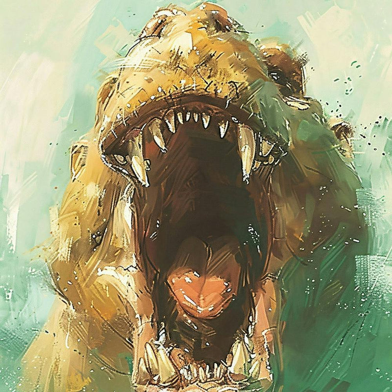T-Rex Dinosaur Art