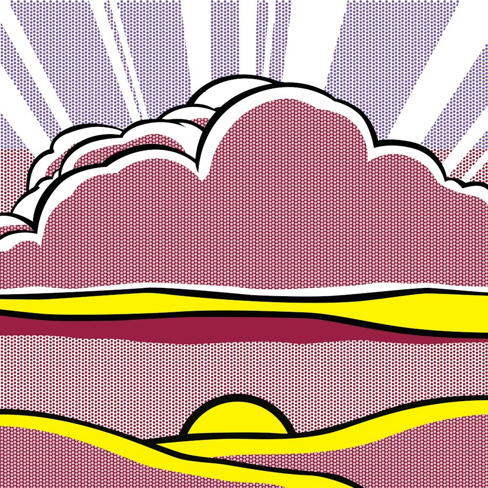 SUNSET| LICHTENSTEIN DIGITAL REPLICA