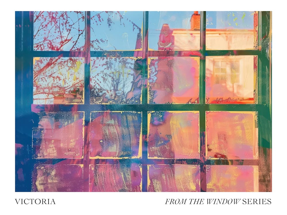 Victoria From The Window Series Poster Painting 3