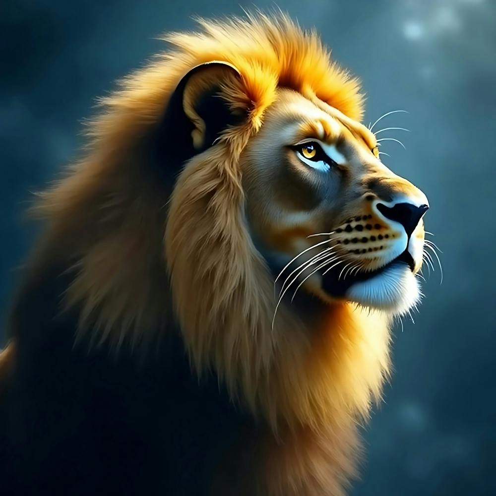 Lion Digital Painting 1