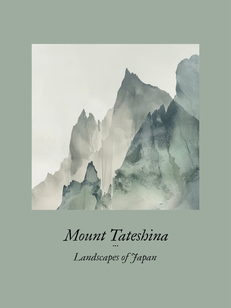 Landscapes Of Japan Mount Tateshina