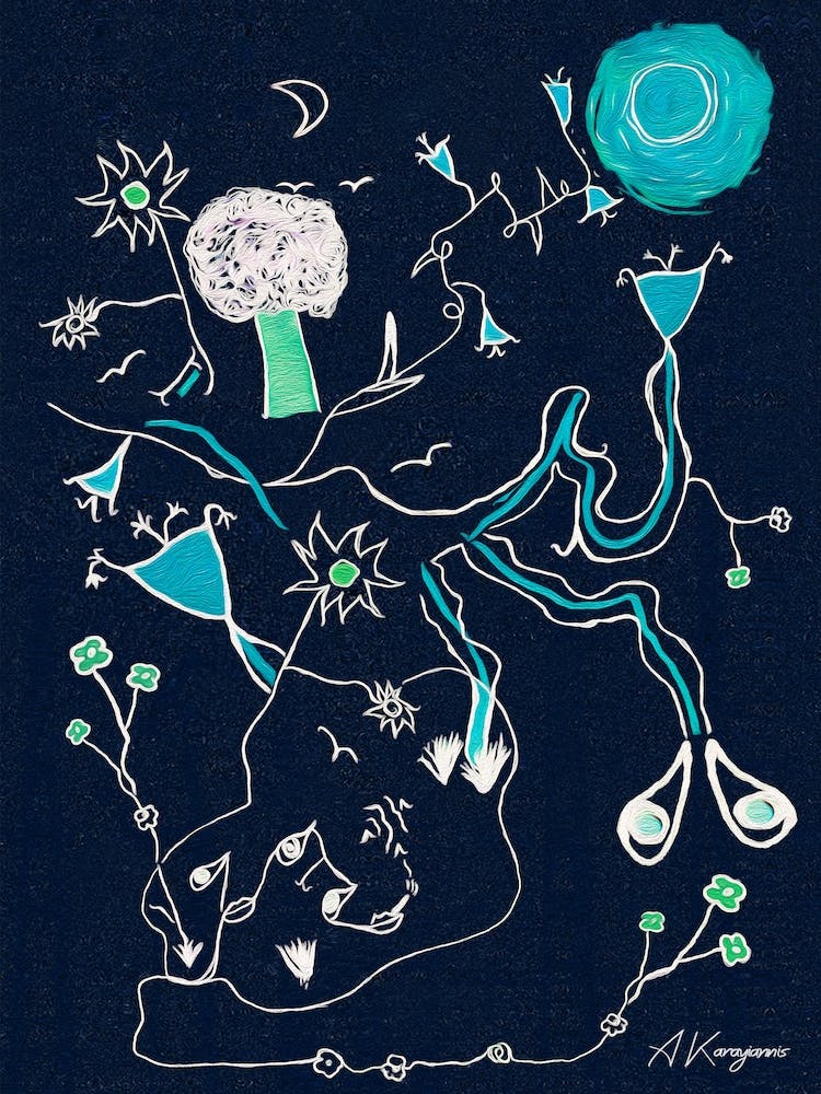 Folk Art Doodle 01